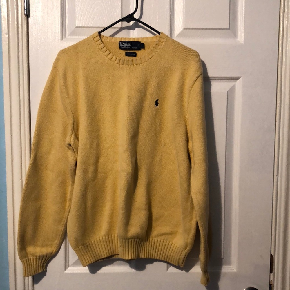 Polo by Ralph Lauren Men's Yellow Sweater